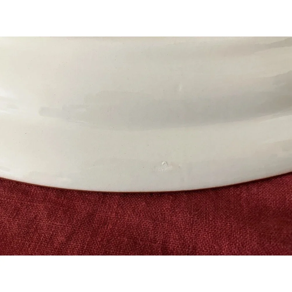 Vintage ‘40s/‘50s Vernon Kilns Vernonware Homespun Plaid 14” Oval Platter